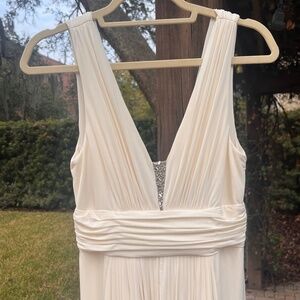 BCBC MaxAzria, Small Cream Greek Goddess Gown